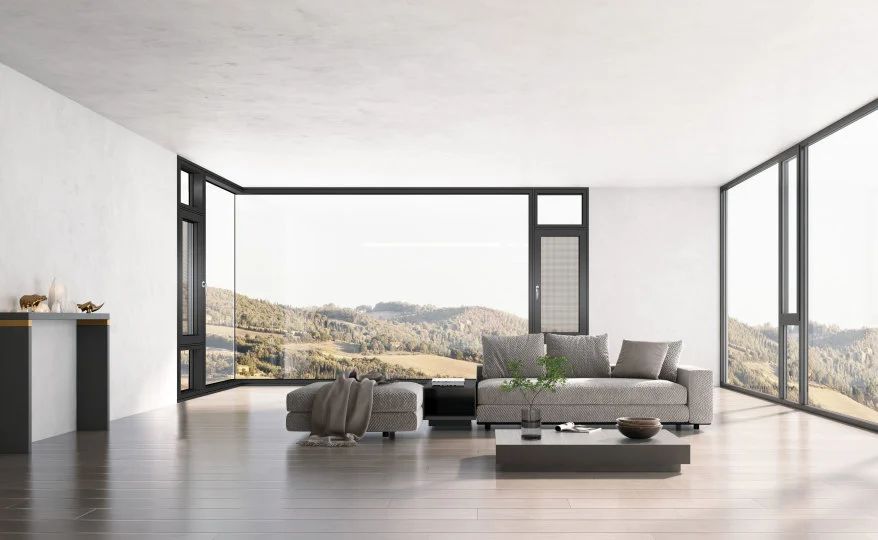 江蘇揚州正金門窗旗靚店實景案例賞析︱極簡于形 高雅于里 與理想生活共生