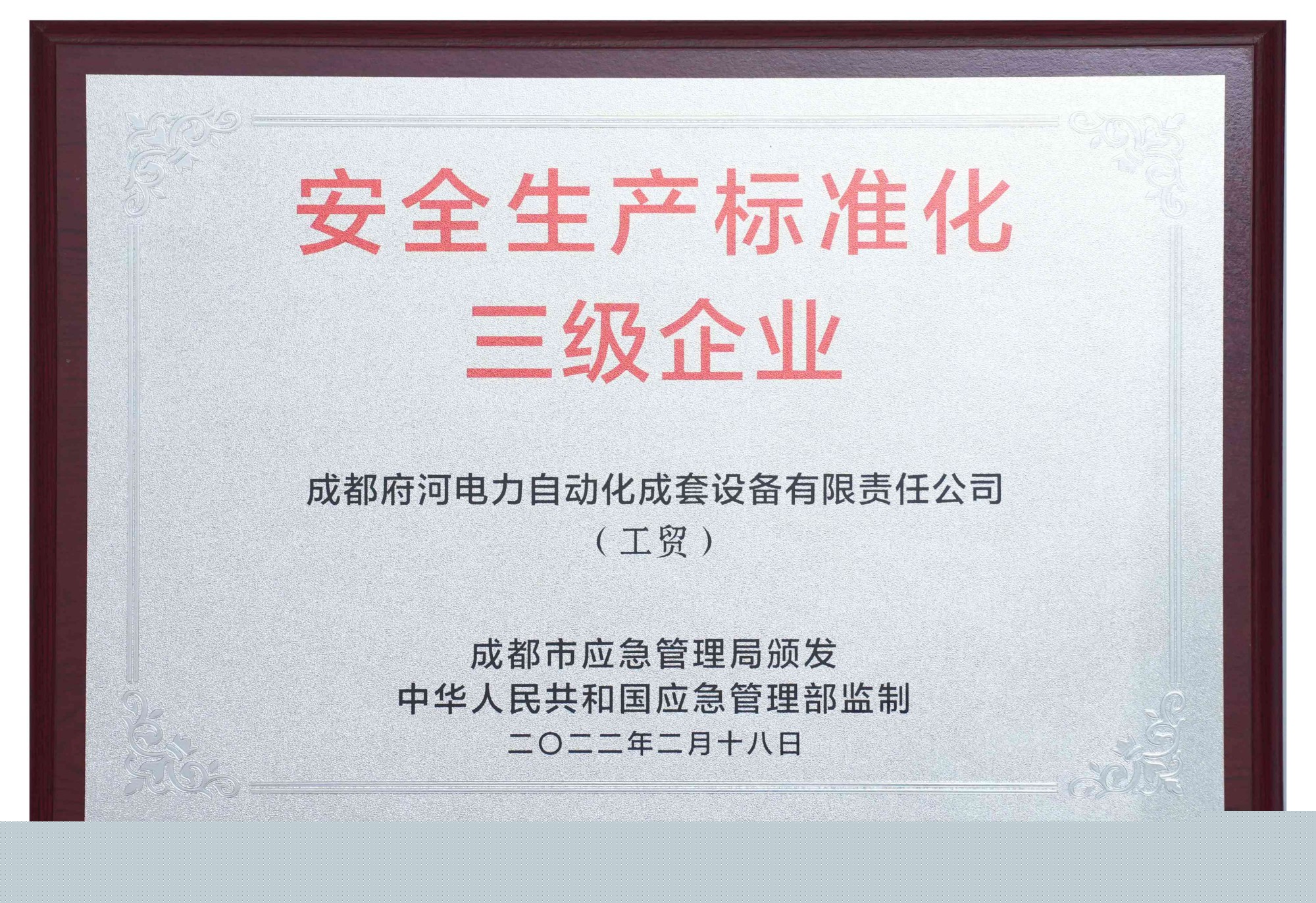 安全生產(chǎn)標(biāo)準(zhǔn)化 三級(jí)企業(yè)